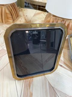 Italian Brass and Chrome Picture Frame 1970s - 4776892