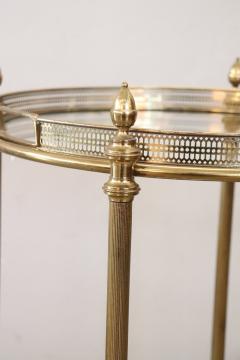 Italian Brass and Glass Drinks Trolley or Bar Cart 1980s Equipped with Tray - 2409820