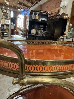 Italian Brass and Lacquered Bar Cart 1950s - 4477967