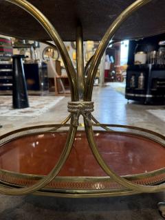 Italian Brass and Lacquered Bar Cart 1950s - 4477968