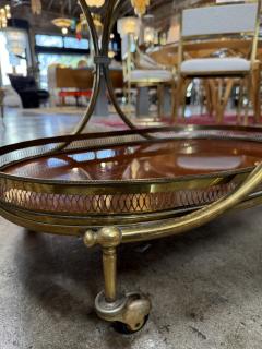 Italian Brass and Lacquered Bar Cart 1950s - 4477972