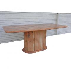 Italian Breccia Oniciata Marble Pedestal Table - 2309198