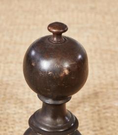 Italian Bronze Andirons c 1680 - 4119164