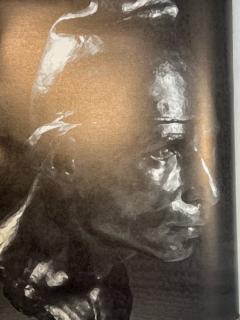 Italian Bronze Sculpture Bust The Wagoner 1879 by Achille DOrsi - 4567691