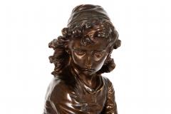 Italian Bronze Sculpture Young Christopher Columbus by Giulo Monteverde - 4825115