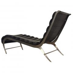 Italian Brushed Aluminum Chaise Lounge 1960 - 4018022