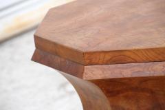 Italian Burl Biedermeier Pedestal Stool - 3106894