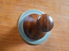 Italian Cabinet Secretary in Teak Metal and Black Laminate 1960s - 4088043