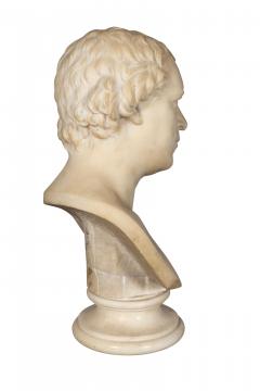 Italian Carrara Marble Bust Of A Gentleman - 4187409