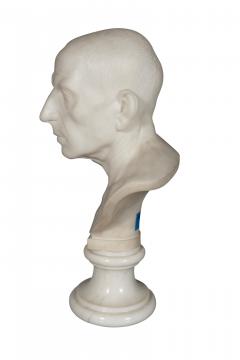 Italian Carrara Marble Bust of a Roman Patrician - 4187388