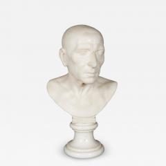 Italian Carrara Marble Bust of a Roman Patrician - 4219064