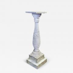 Italian Carrera Marble Pedestal - 3923013