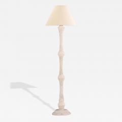 Italian Carved Alabaster Floor Lamp C 1930 - 4598230