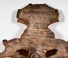 Italian Carved Giltwood Cartouche Mirror c 1770 1790 - 4430808