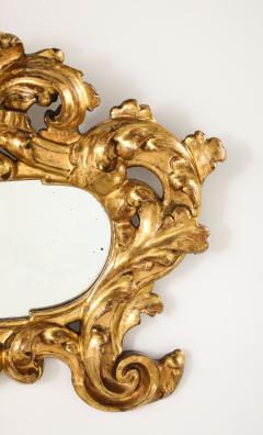 Italian Carved and Gilded Baroque Cartouche Mirror circa 1680 - 4425178