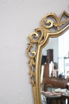 Italian Carved and Gilded Wood Console Table with Marble Top and Mirror - 3262610