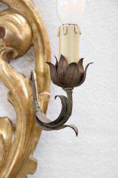 Italian Carved and Gilded Wood Sconce - 3808874