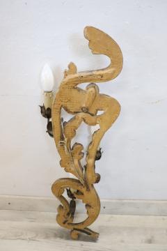 Italian Carved and Gilded Wood Sconce - 3808879