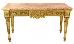 Italian Carved and Giltwood Neoclassical Console Table c 1790 - 755593