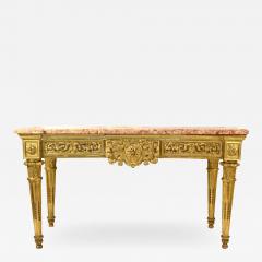 Italian Carved and Giltwood Neoclassical Console Table c 1790 - 756051