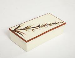 Italian Ceramic Fern Box - 4292202