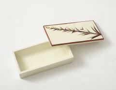 Italian Ceramic Fern Box - 4292209