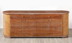 Italian Cerused Oak and Bamboo Cabinet or Buffet circa 1970 - 3926951