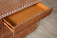 Italian Cerused Oak and Bamboo Cabinet or Buffet circa 1970 - 3926955