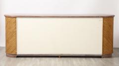 Italian Cerused Oak and Bamboo Cabinet or Buffet circa 1970 - 3926960
