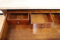 Italian Charles X Inlaid Walnut Antique Chest of Drawers Restored - 4143051