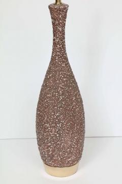 Italian Cocoa Brown Lava Glazed Lamps - 922092