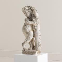 Italian Concrete Garden Cherub Statue - 3655221