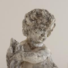 Italian Concrete Garden Cherub Statue - 3657573