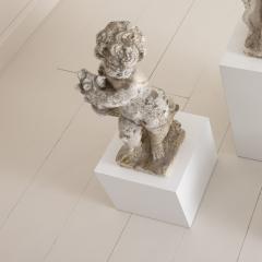 Italian Concrete Garden Cherub Statue - 3657581