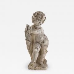 Italian Concrete Garden Cherub Statue - 3661151