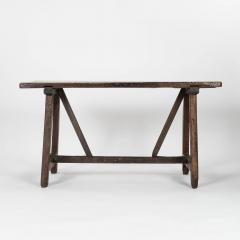 Italian Console with Trestle Base - 4287837