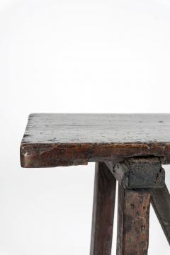 Italian Console with Trestle Base - 4287841