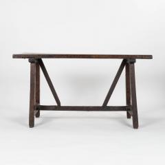 Italian Console with Trestle Base - 4287843