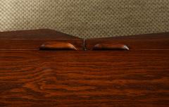 Italian Contemporary Brutalist Style Carved Oak Two Door Cabinet - 4783646