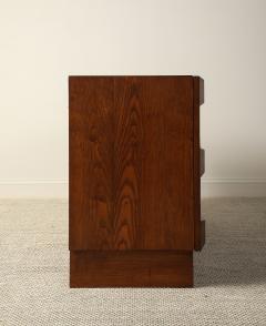 Italian Contemporary Brutalist Style Carved Oak Two Door Cabinet - 4783746