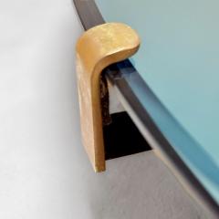 Italian Contemporary Large Concave and Curved Blu Mirror - 4612866