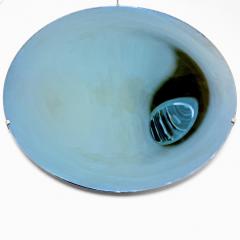 Italian Contemporary Large Concave and Curved Blu Mirror - 4612867