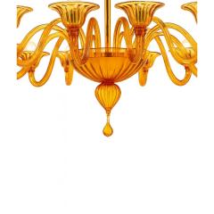 Italian Contemporary Modern Elegant Rigadin Murano Glass Chandelier - 4445871
