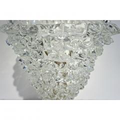 Italian Contemporary Pair of Crystal Rostrato Murano Glass Table Lamps - 1979795