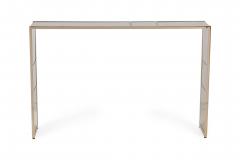 Italian Contemporary Smoked Mirror Console Table - 4652437