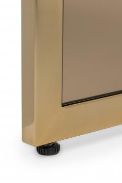 Italian Contemporary Smoked Mirror Console Table - 4652440