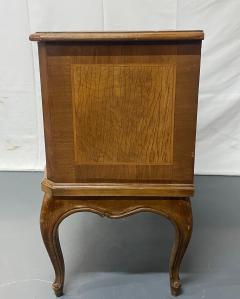 Italian Continental 19th Century 2 Drawer Chest Commode Nightstand Parquetry - 2781056