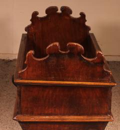 Italian Cradle In Walnut 17 Century - 2616937