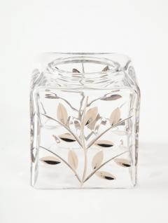 Italian Crystal Waste Basket and Tissue Cover - 2951595