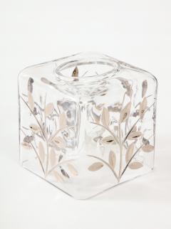 Italian Crystal Waste Basket and Tissue Cover - 2951597